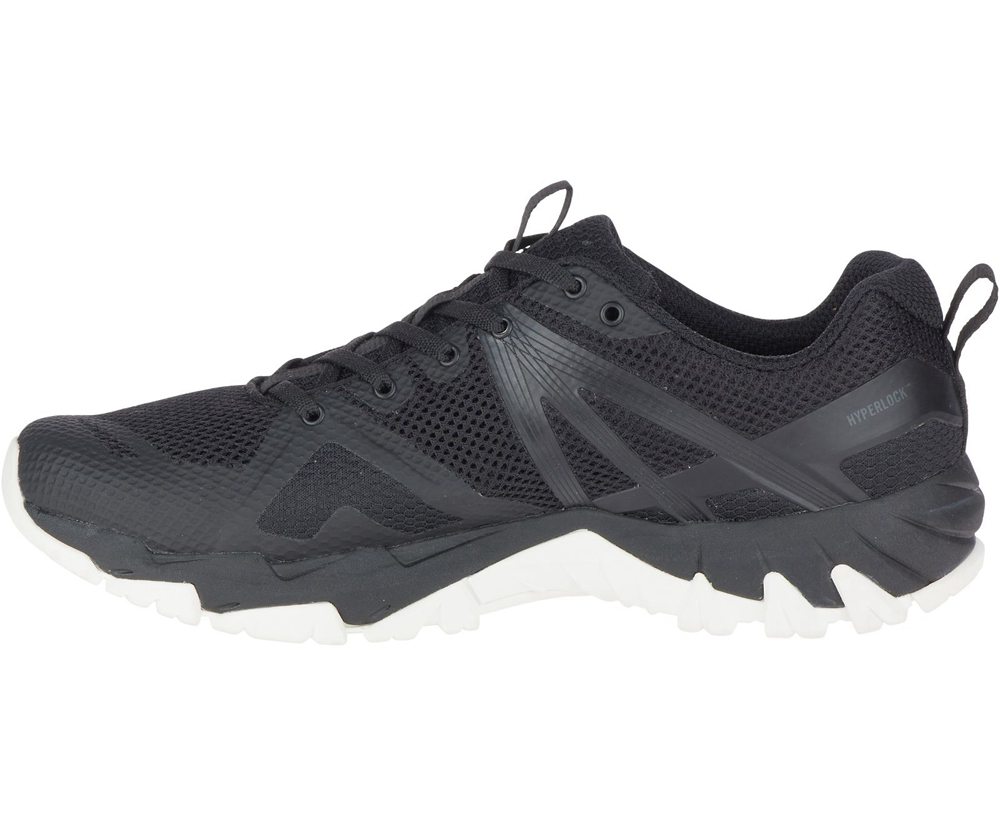 Merrell Hiking Shoes Black/White - MQM Flex - Mens 87VHBGQCM
